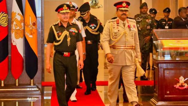 General Upendra Dwivedi visits Sri Lanka Army Headquarters