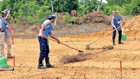 Displaced families in Northern Muhamalai return following landmine clearance project