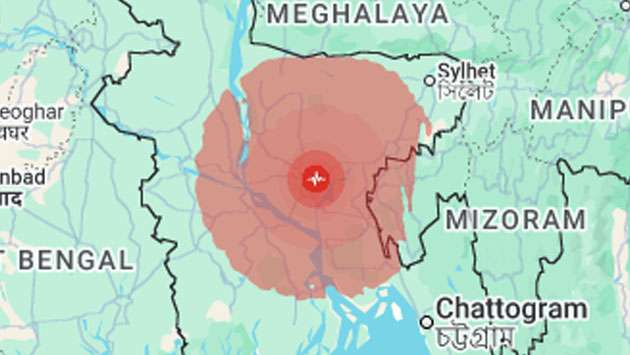 Three killed after 5.7 magnitude quake in Bangladesh