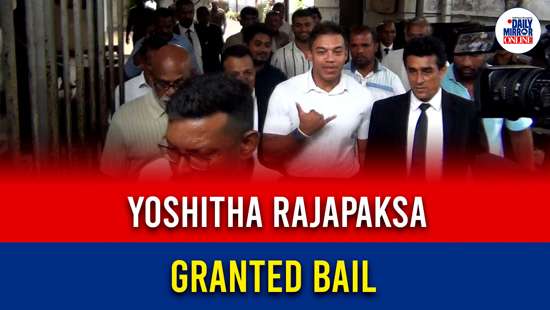 Yoshitha Rajapaksa granted bail