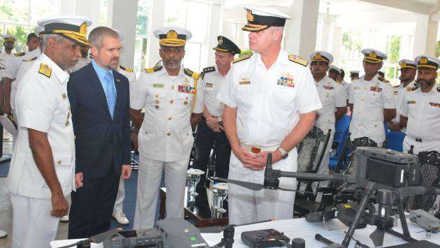 Australia hands over 12 surveillance drones to Sri Lanka Coast Guard