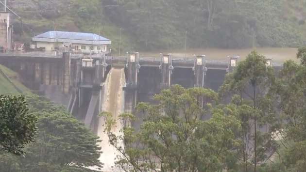 Upper Kotmale spillway opens, other reservoirs near overflow
