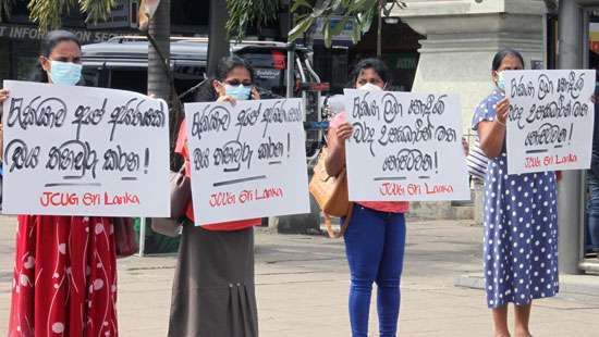 Unemployed graduates protest...