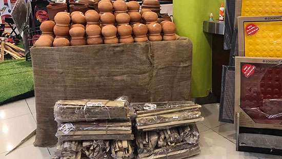 Firewood bundles get to supermarket shelves