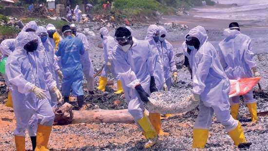 Beach clean-up begins