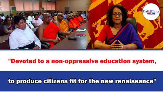 ’’Devoted to a non-oppressive education system, to produce citizens fit for the new renaissance’’