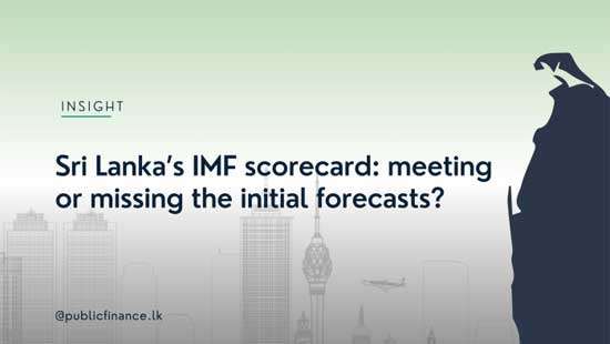 Sri Lanka’s IMF scorecard: meeting or missing the initial forecasts?