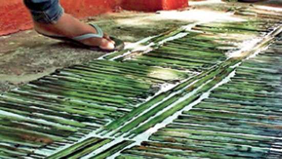 300 blades found in tank