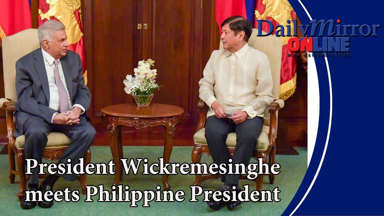 President Wickremesinghe meets Philippine President