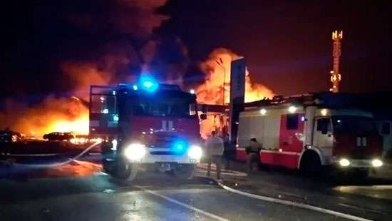 Fire at Russian gas station kills 27, injures 66