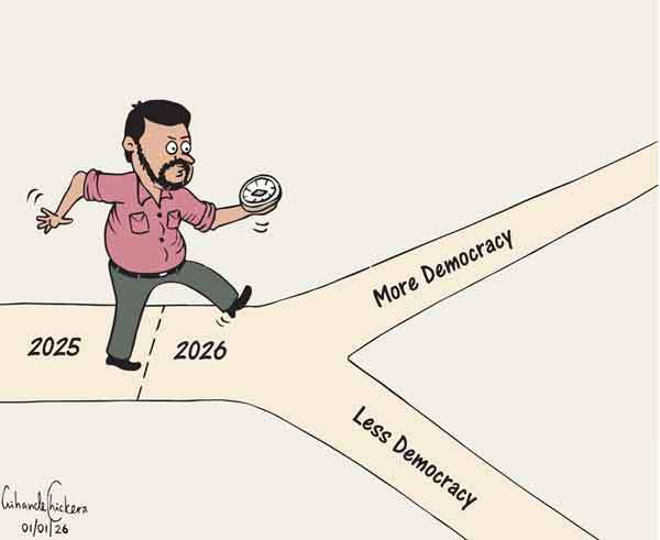 Cartoon of the Day 01-01-2026: A Choice at the Crossroads