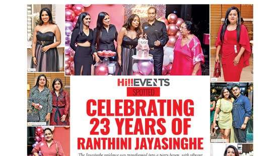 CELEBRATING 23 YEARS OF RANTHINI JAYASINGHE