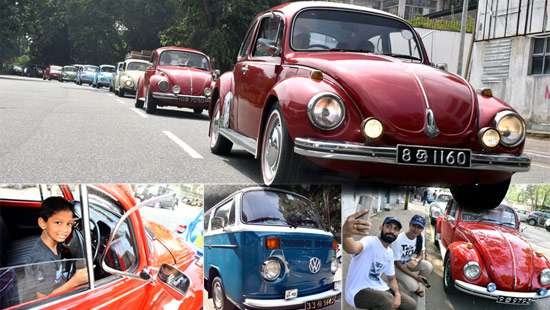 Volkswagen Beetle on parade