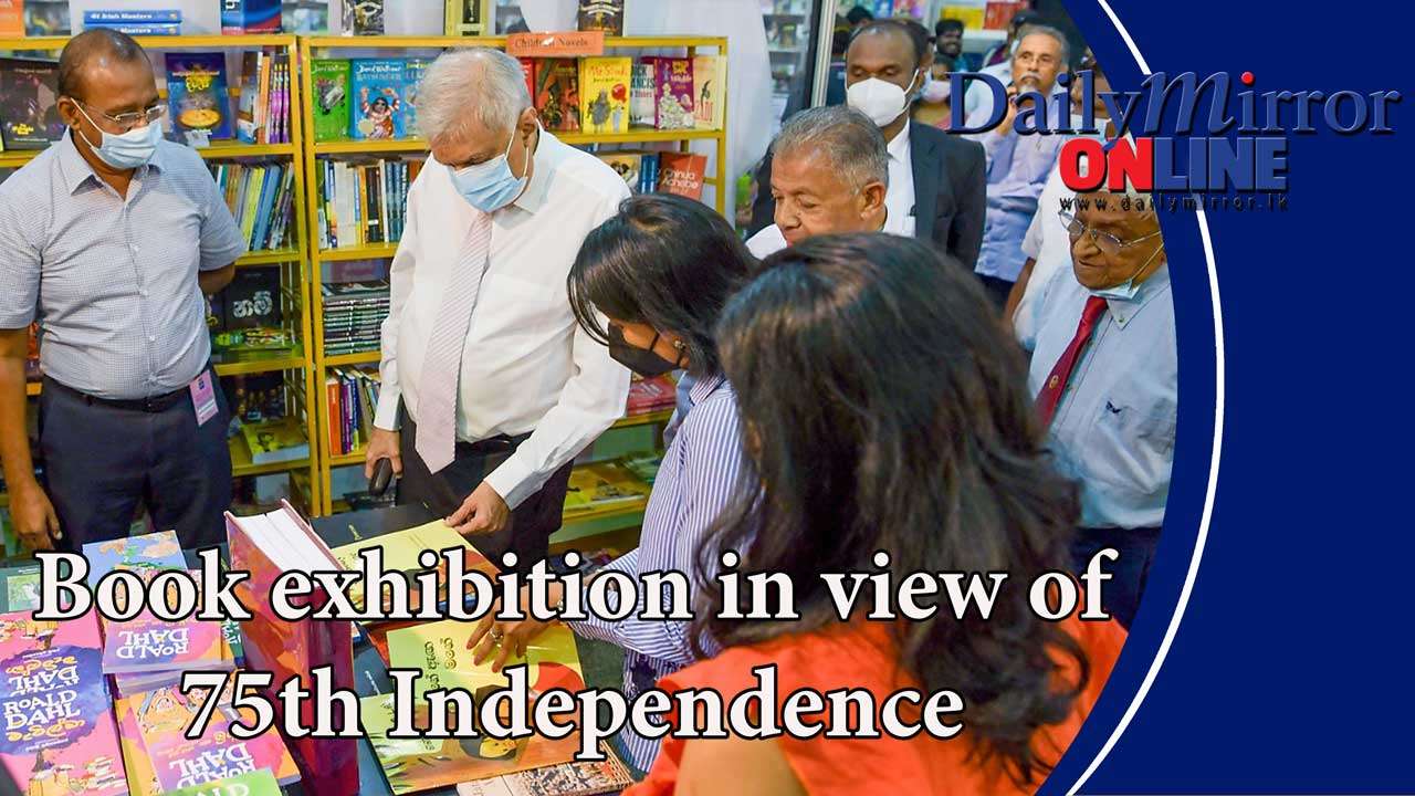 Book exhibition in view of 75th Independence