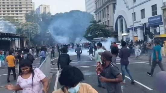 IUSF protest march tear-gassed