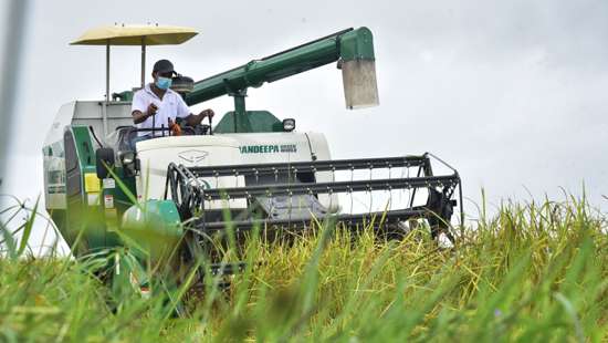 SLAF undertakes paddy harvesting