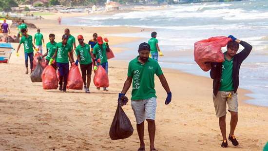 Beach cleaning project...