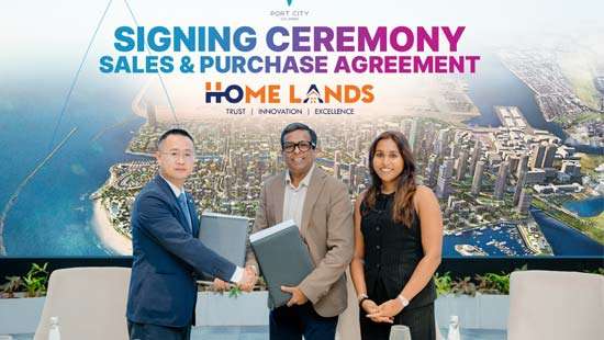 Home Lands Signs SPA with CHEC Port City to Develop Twin Tower High-rise in the Central Park District of Port City Colombo