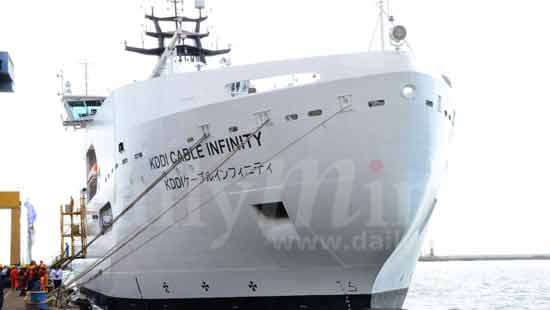 Colombo Dockyard delivers ‘KDDI Cable Infinity’