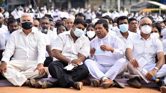 UNP Satyagraha in Colombo