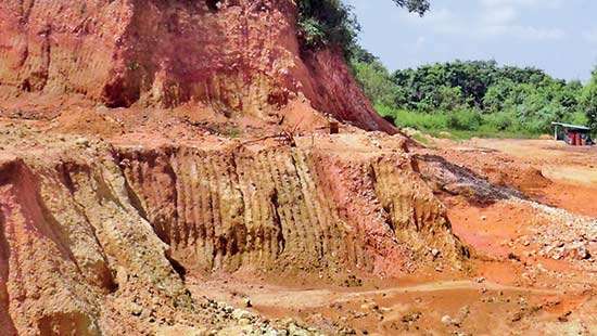 Gravel mining in Sigiriya sanctuary – who authorised it?