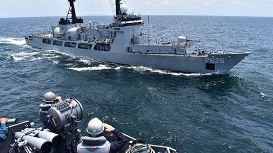 Naval exercise by Japanese and SL Navies