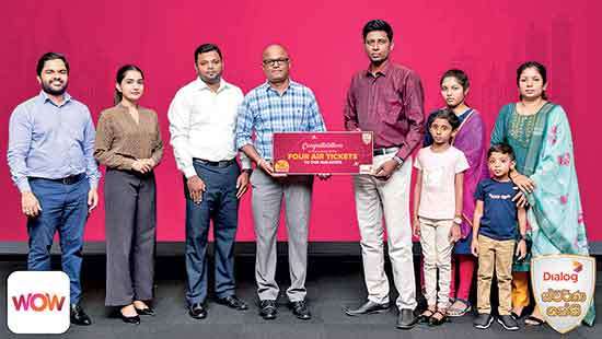 Dialog Awards Maldives Family Getaway to the Winner of Swarna Shakthi Retail Campaign
