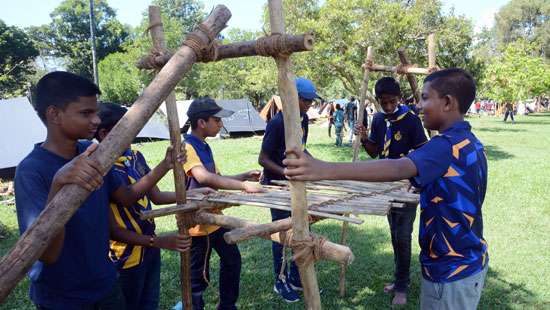 58th Colombo Camporee begins at Viharamahadevi Park