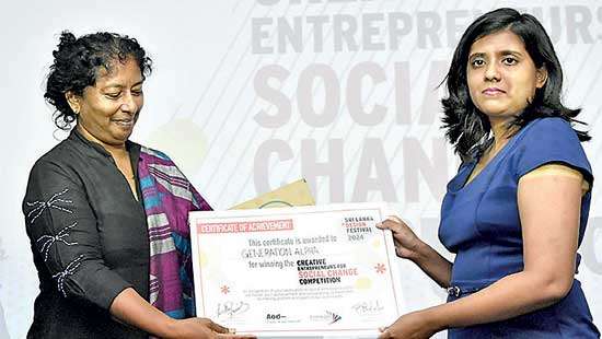 Generation Alpha wins Creative Entrepreneurs for Social Change Competition at SLDF 2024