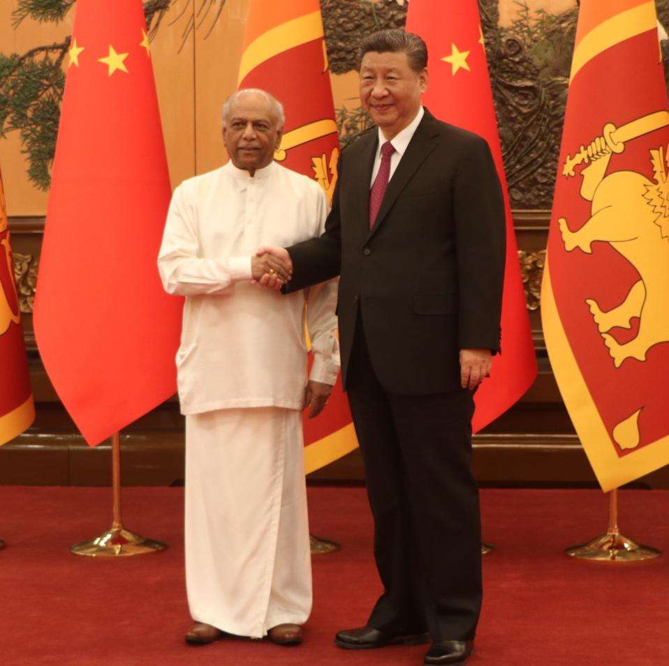 Sri Lankan PM meets Chinese President Xi Jinping