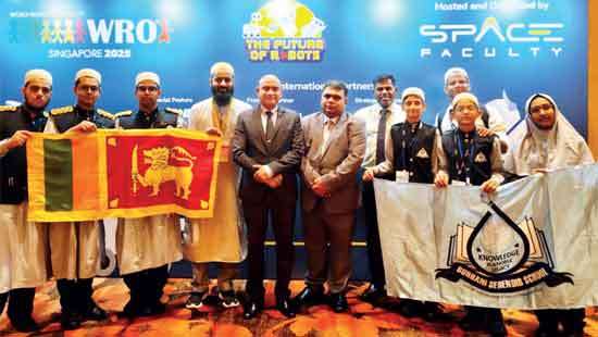 Sri Lankan Teams Shine at the World Robot Olympiad International Final 2025 in Singapore