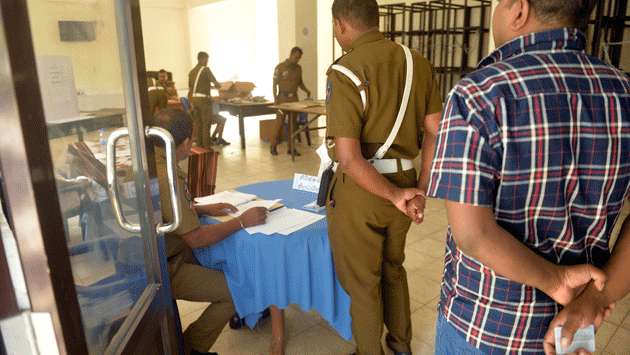 Police personnel cast postal votes