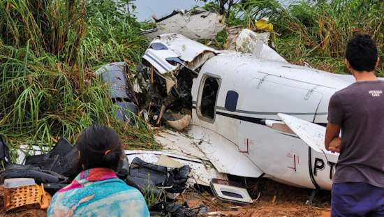 Fourteen dead in plane crash in Brazil’s Amazonas state