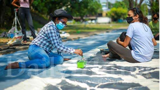 Youth Wing creates largest mural to depict Ecocide