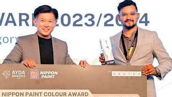 Nilrandha Fonseka clinches Nippon Paint Colour Award