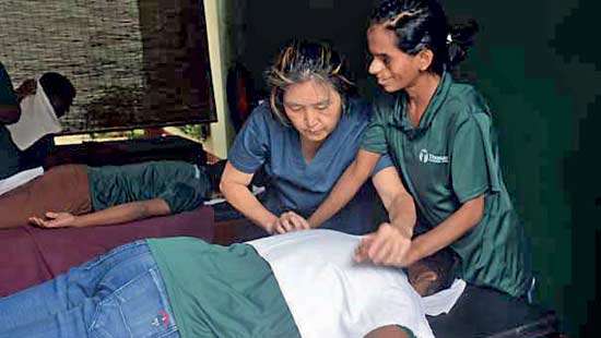Japanese therapy ‘Shiatsu’ injects livelihood into the differently abled in Sri Lanka