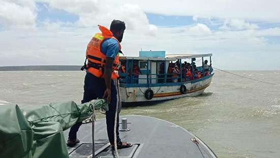 Navy rescues 38 local tourists aboard distressed trawler