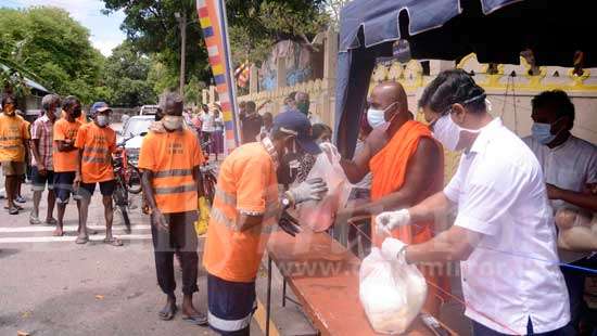 Dry rations for COVID victims