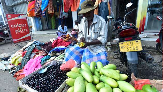 Jaffna market in full swing