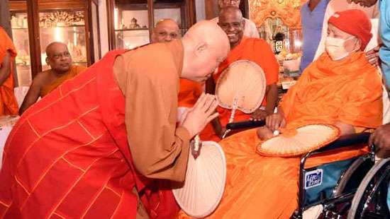 Gangaramaya 'Podi Hamuduruwo' celebrates 80th birth anniversary