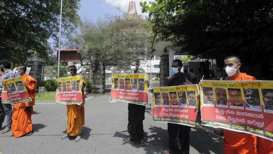 Demanding release of student activists