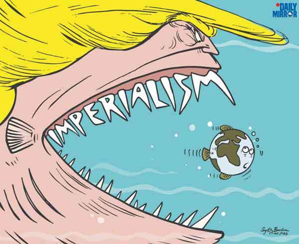 Cartoon of the Day 19-01-2026: Swimming Past the Big Mouth