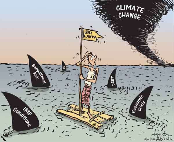Cartoon of the Day 09-01-2026: Adrift Among the Sharks