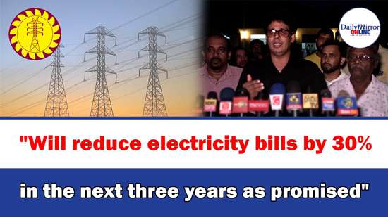 ’’Will reduce electricity bills by 30%in the next three years as promised