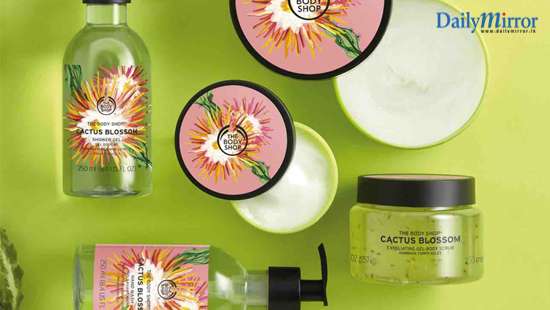 Pamper yourself with The Body Shop’s special edition Cactus Blossom bath & body range