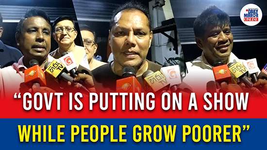 “Govt is putting on a show while people grow poorer”