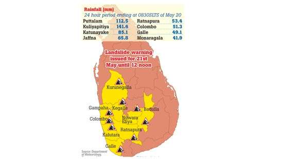 Floods: Met. Department Office in Puttalam not spared