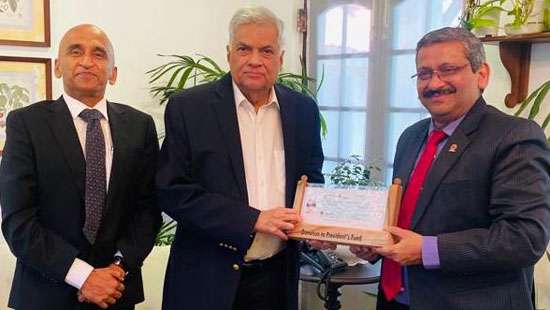 Lanka IOC donates Rs.200mn to the President’s Fund
