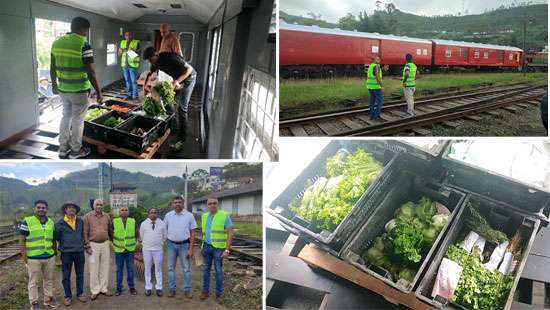 Veggies to Colombo by train after 23 years