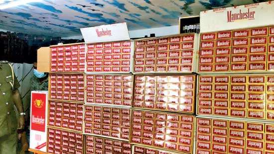 Illicit fags worth over Rs.17Mn seized by Maligawatta Police